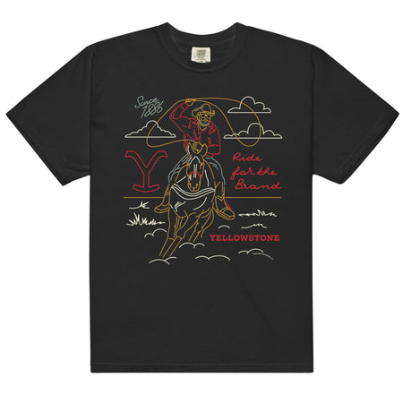 Yellowstone Ride For The Brand Outline T-Shirt