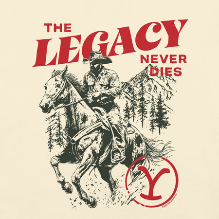 Yellowstone The Legacy Never Dies Unisex Comfort Colors T-Shirt
