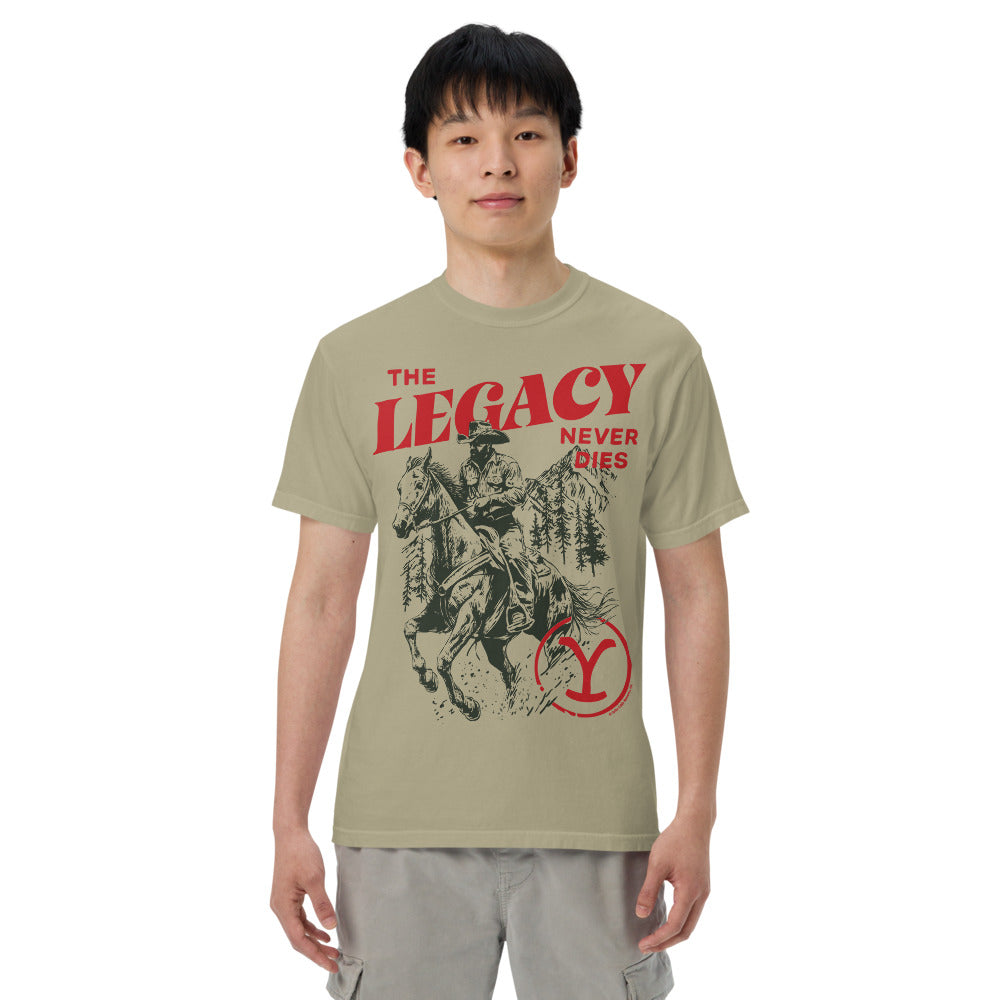 Yellowstone The Legacy Never Dies Unisex Comfort Colors T-Shirt