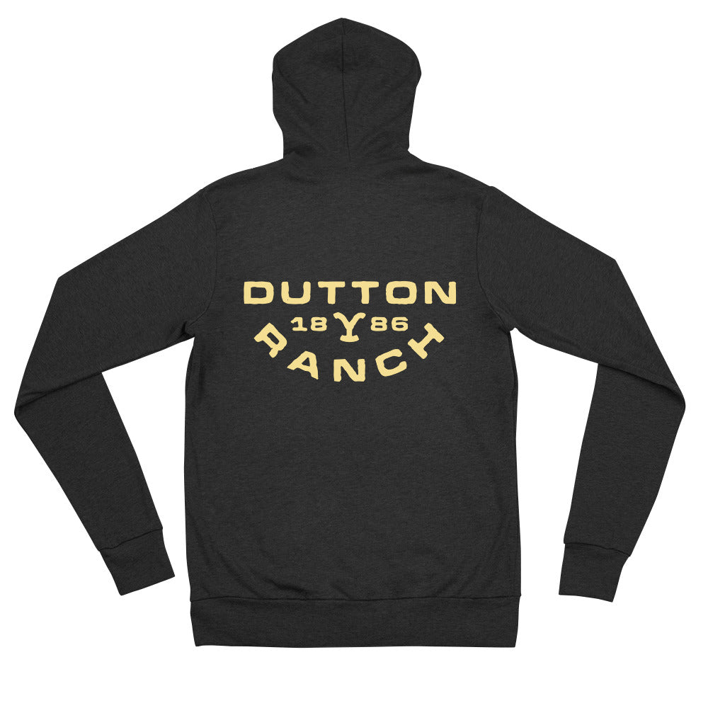 Yellowstone Dutton Ranch Unisex Lightweight Zip-Up Hoodie