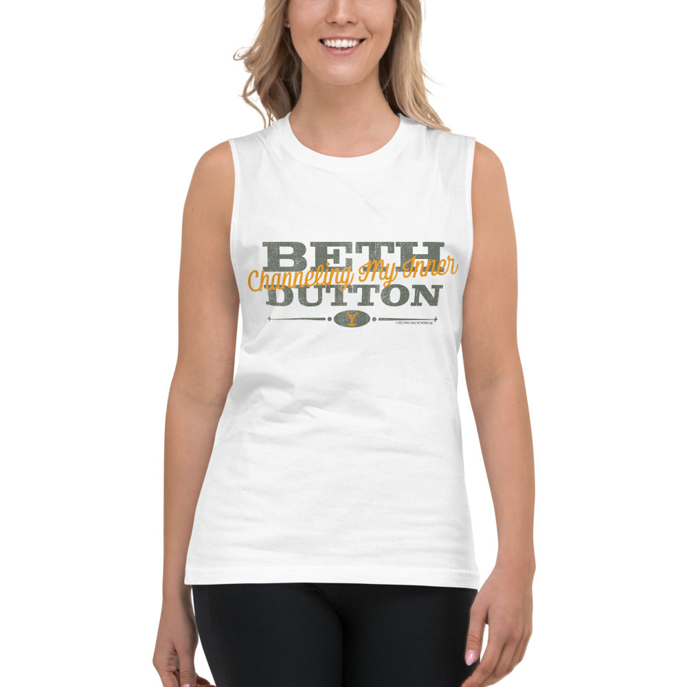 Yellowstone Channeling My Inner Beth Dutton Unisex Tank Top