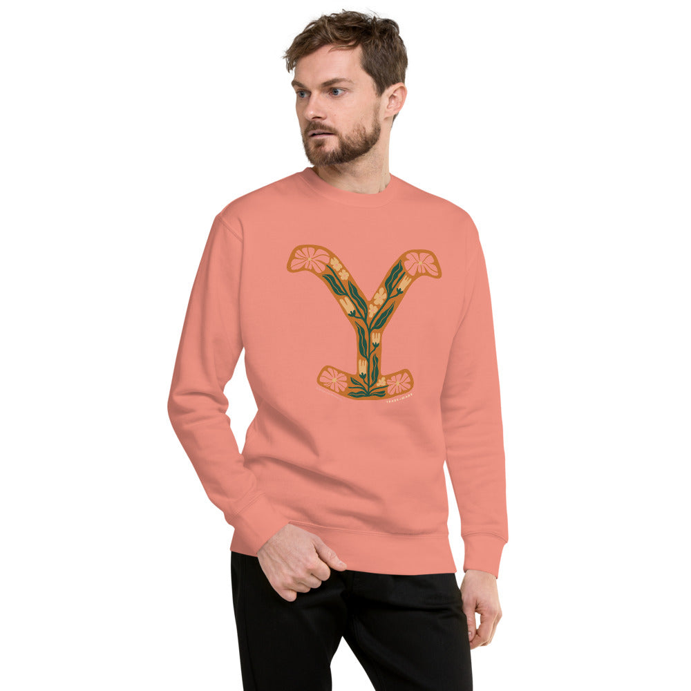 Yellowstone Floral Y Fleece Pullover