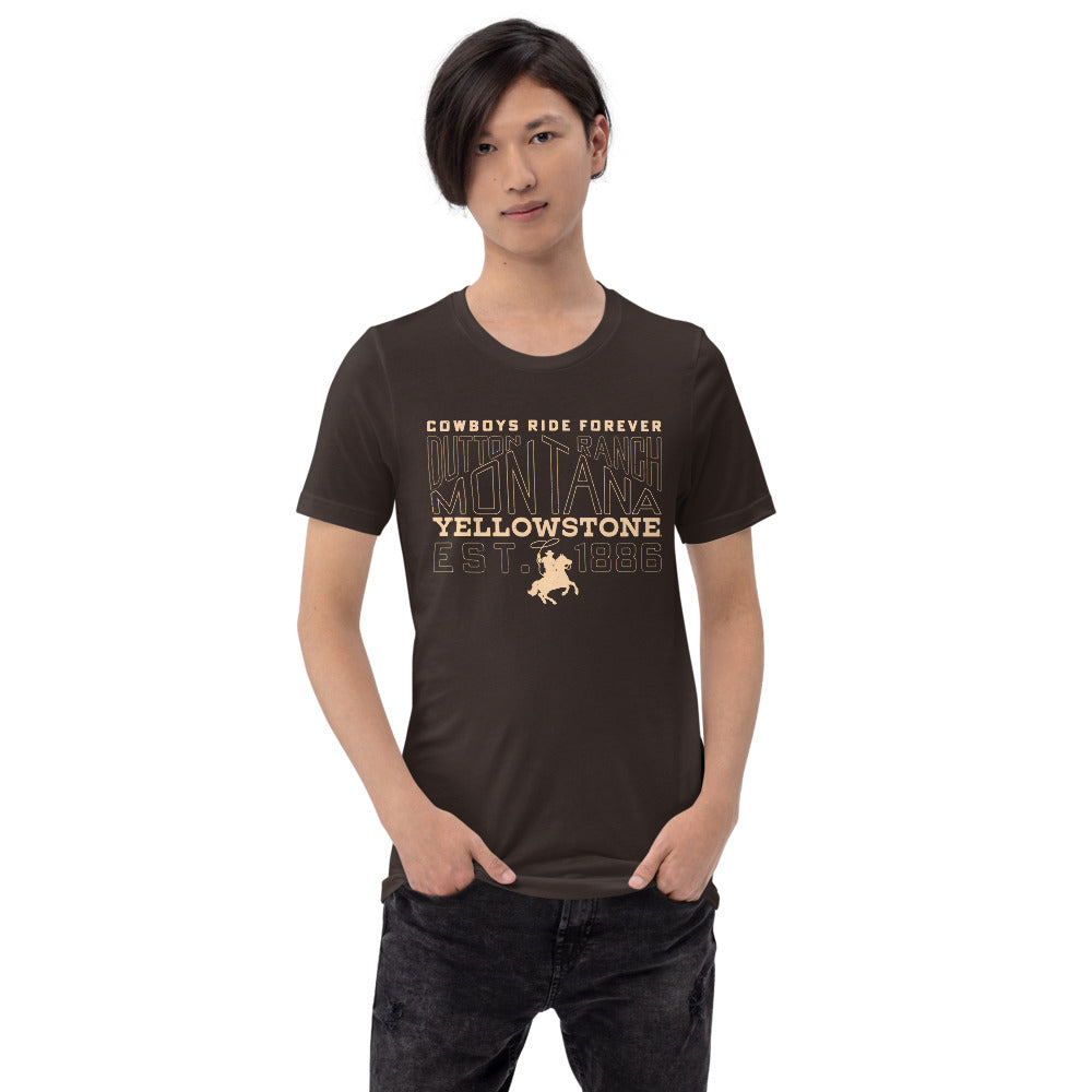 Yellowstone Cowboys Ride Forever Unisex T-Shirt