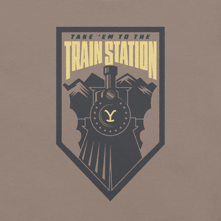 Yellowstone Take 'Em To The Train Station Badge Unisex T-Shirt