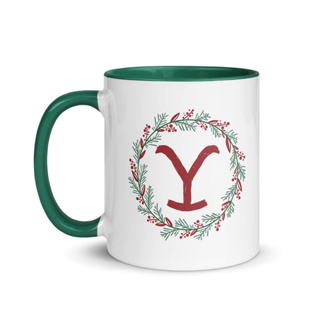 Yellowstone Wreath Two-Tone Mug