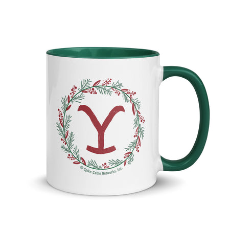 Yellowstone Wreath Two-Tone Mug