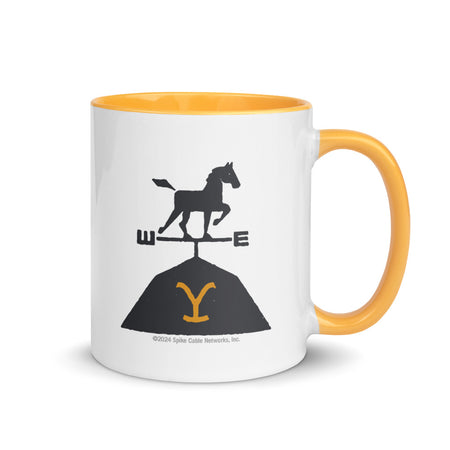 Yellowstone Wind Arrow Two Tone Mug