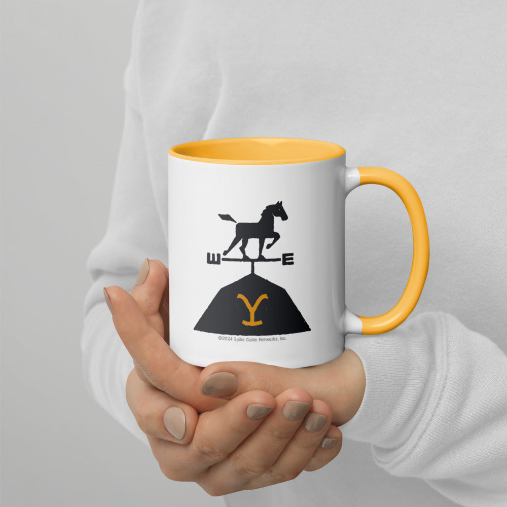 Yellowstone Wind Arrow Two Tone Mug