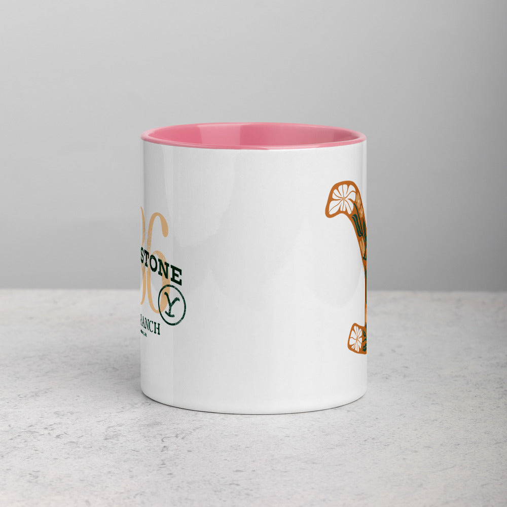 Yellowstone Floral Y Two Tone Mug