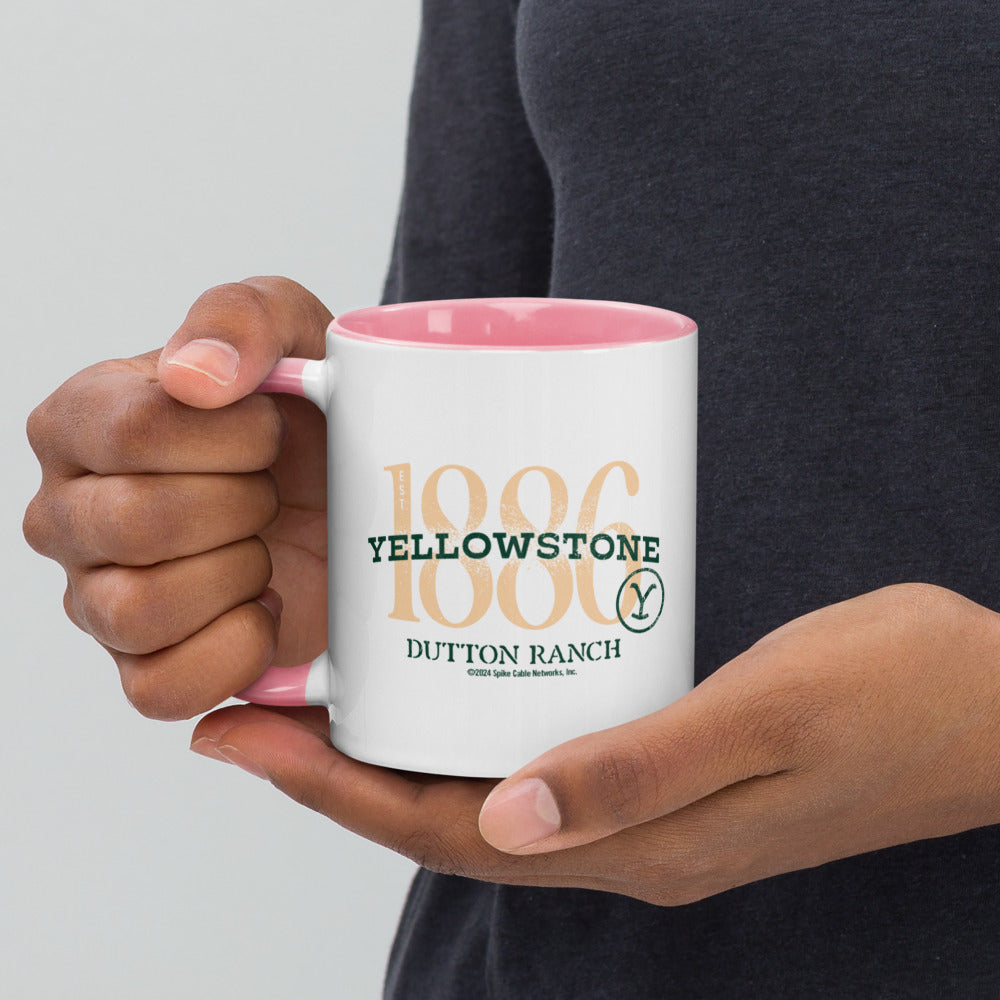 Yellowstone Floral Y Two Tone Mug