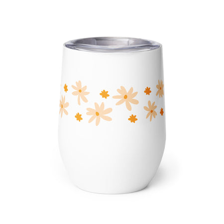 Yellowstone Floral 1886 Stainless Steel Wine Tumbler