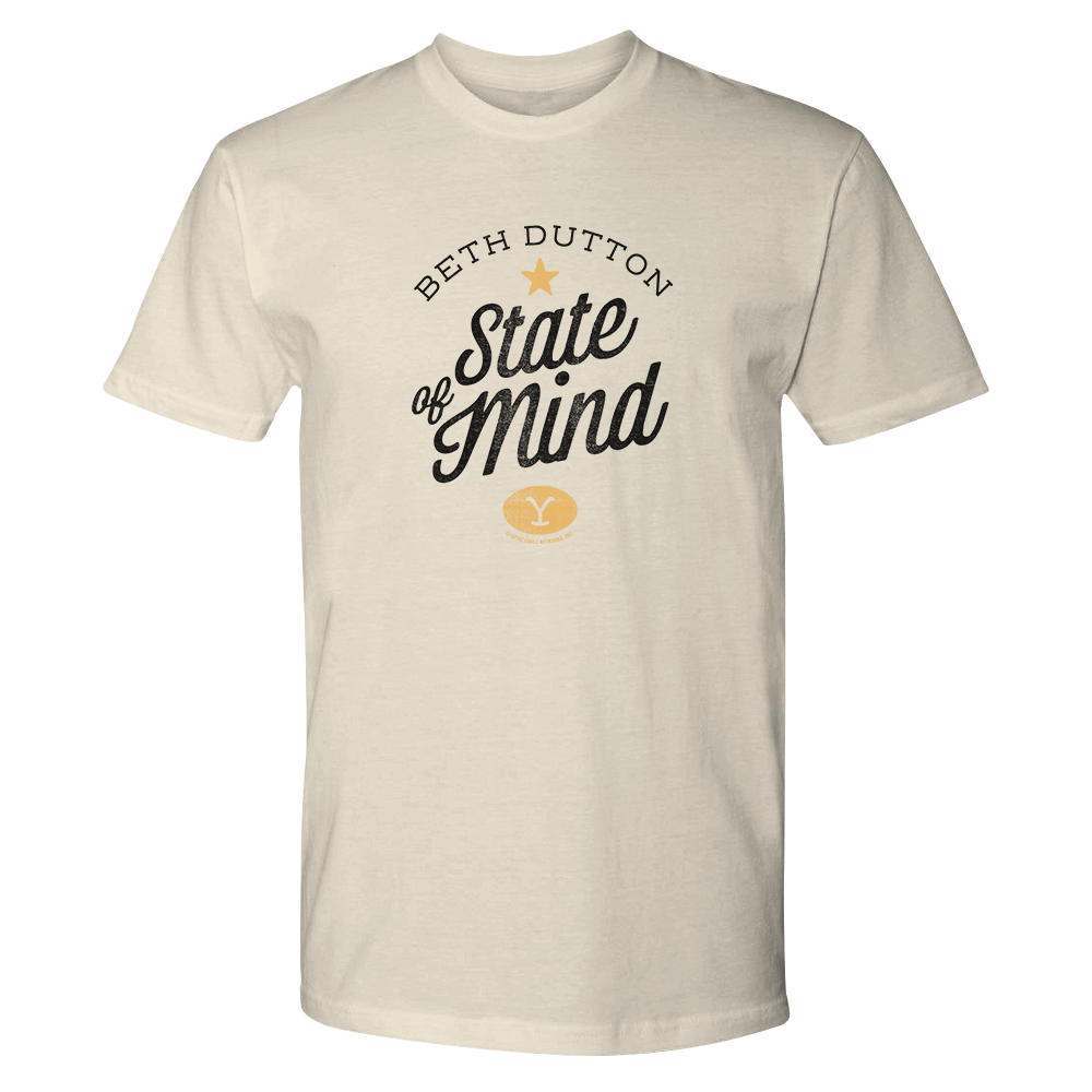 Yellowstone Beth Dutton State of Mind Adult Short Sleeve T-Shirt