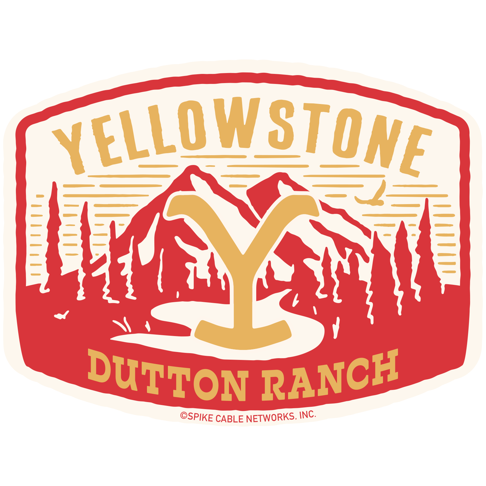 Yellowstone Dutton Ranch Patch Stickers Assorted Pack of 3