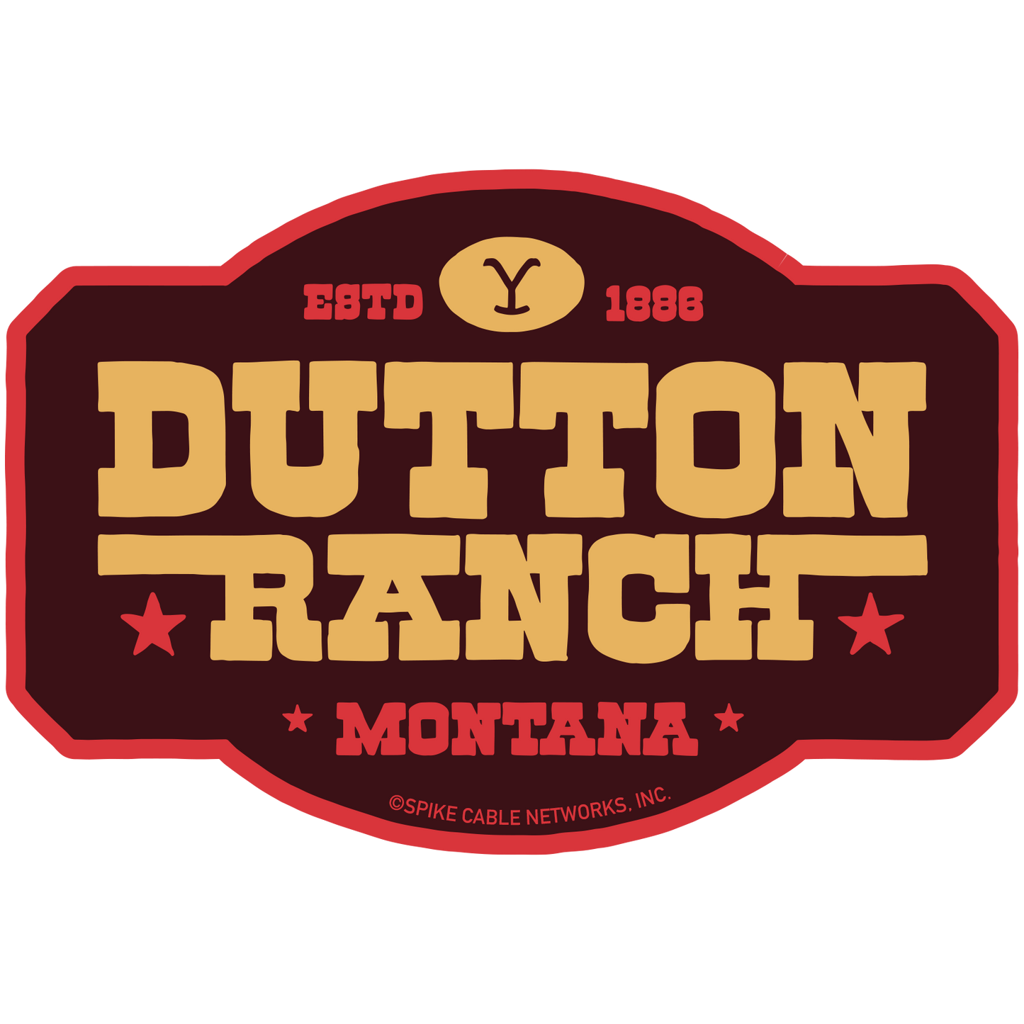 Yellowstone Dutton Ranch Patches Stickers Assorted Pack of 3