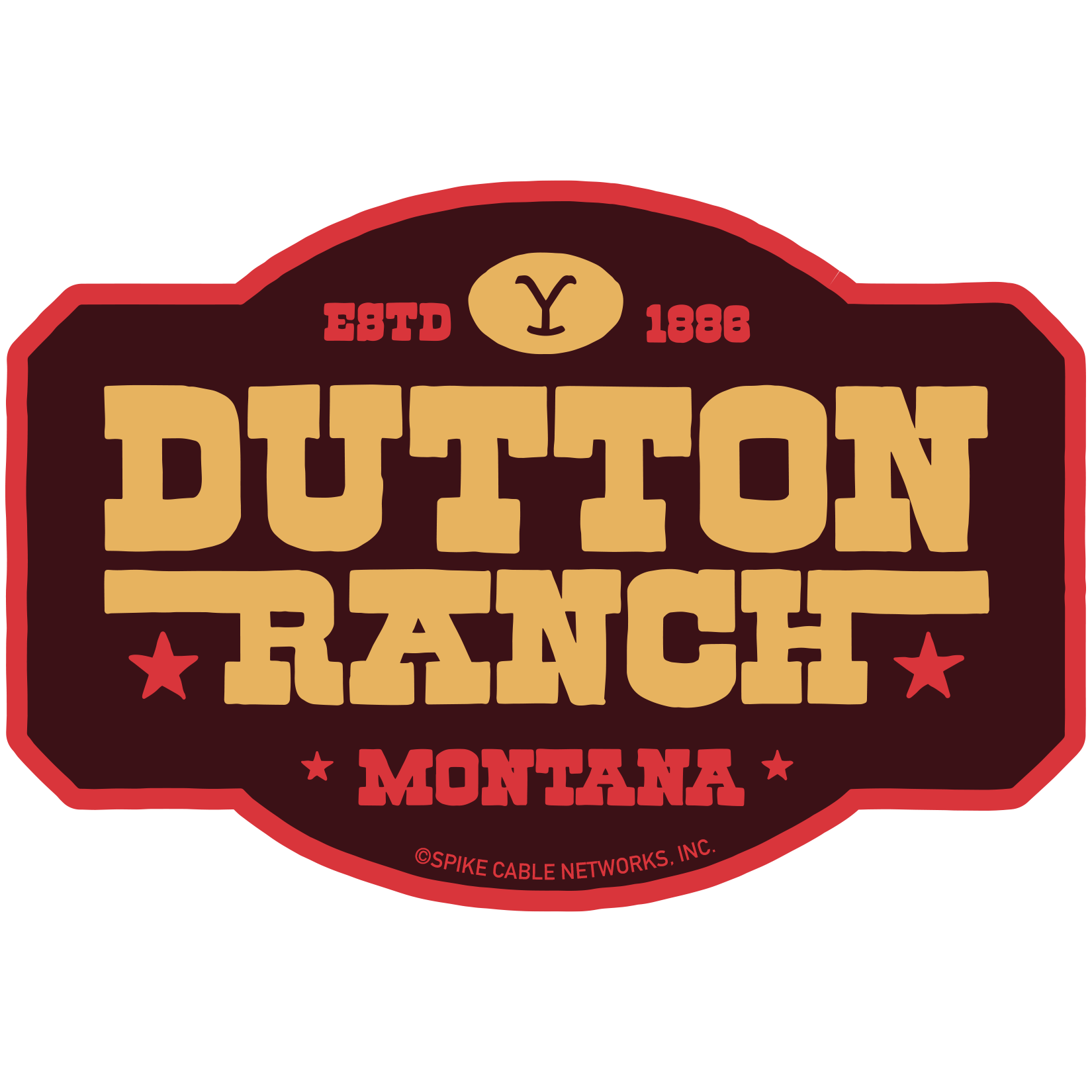 Yellowstone Dutton Ranch Patches Stickers Assorted Pack of 3 ...