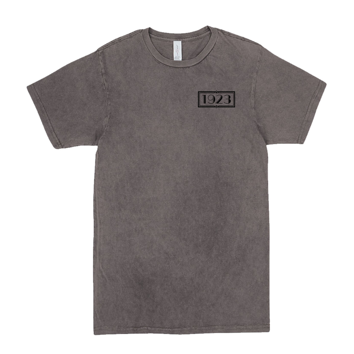 Yellowstone 1923 Logo Left Chest Distressed T-Shirt