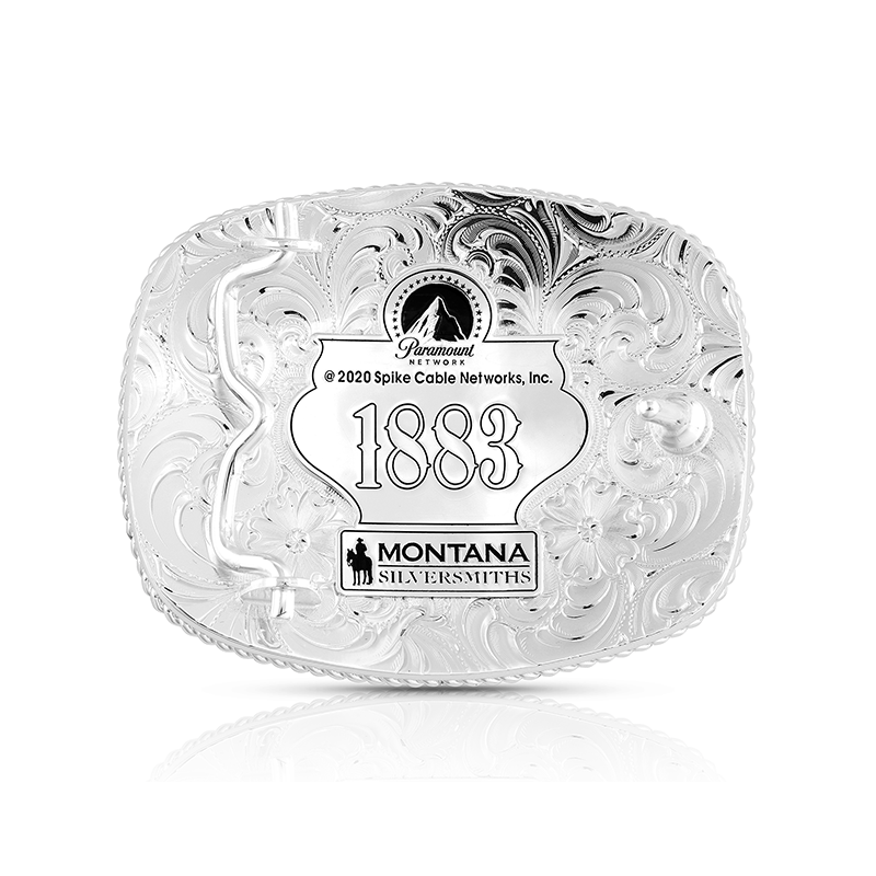 Yellowstone 1883 Silver Belt Buckle