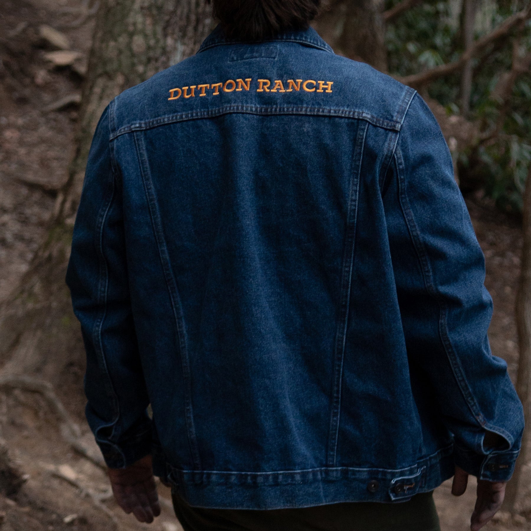 Dalton Ranch Jacket Yellowstone Dutton Ranch Y Logo Embroidered Denim Jacket | Yellowstone Shop