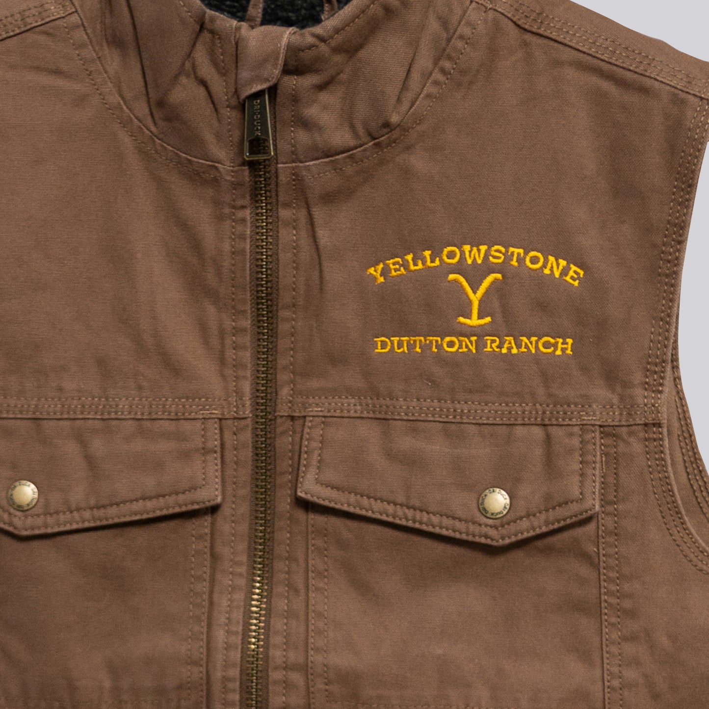 Yellowstone Dutton Ranch Logo Cloth Vest