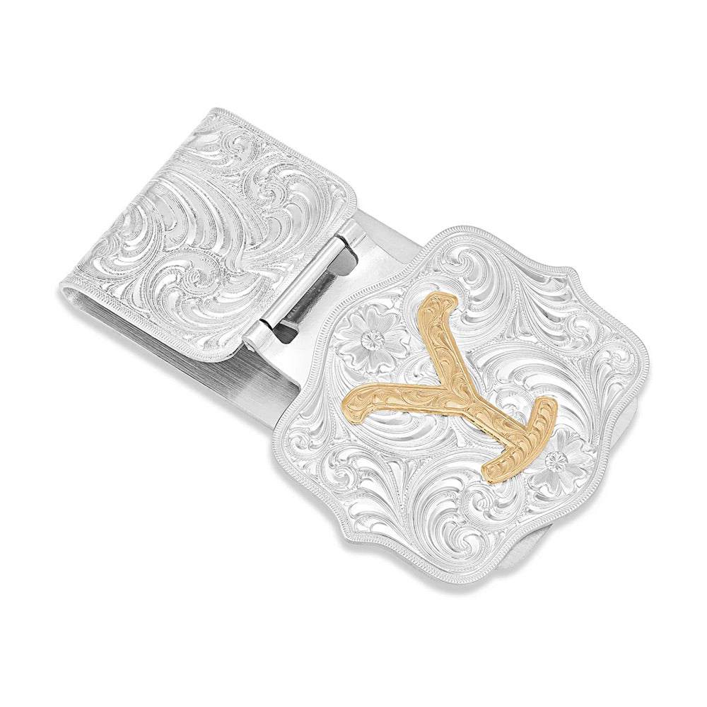 Yellowstone Dutton Y Yellowstone Silver Money Clip