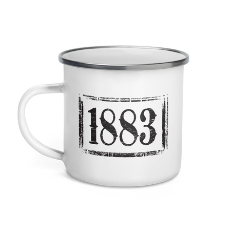 Yellowstone 1883 Logo Enamel Mug