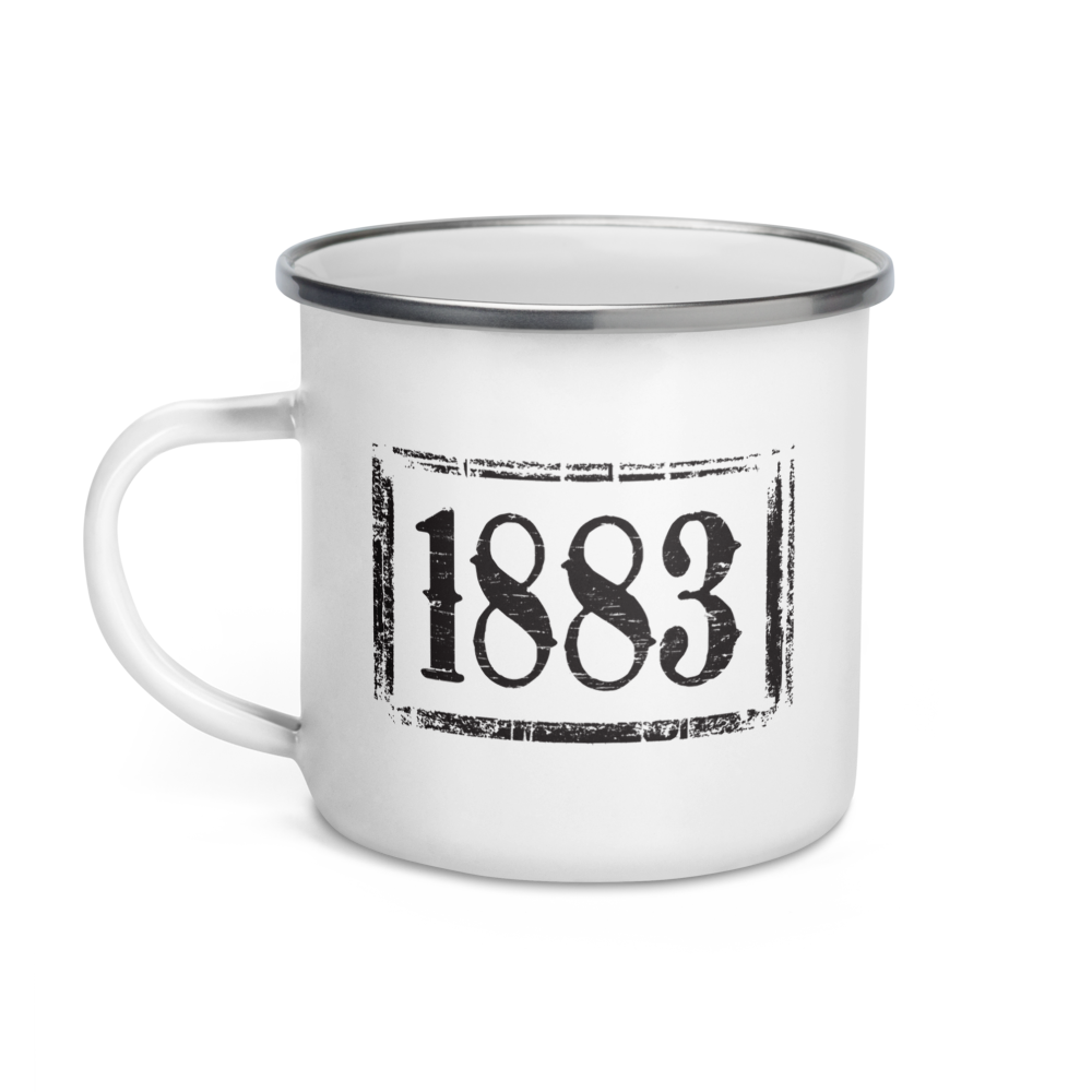 Yellowstone 1883 Logo Enamel Mug