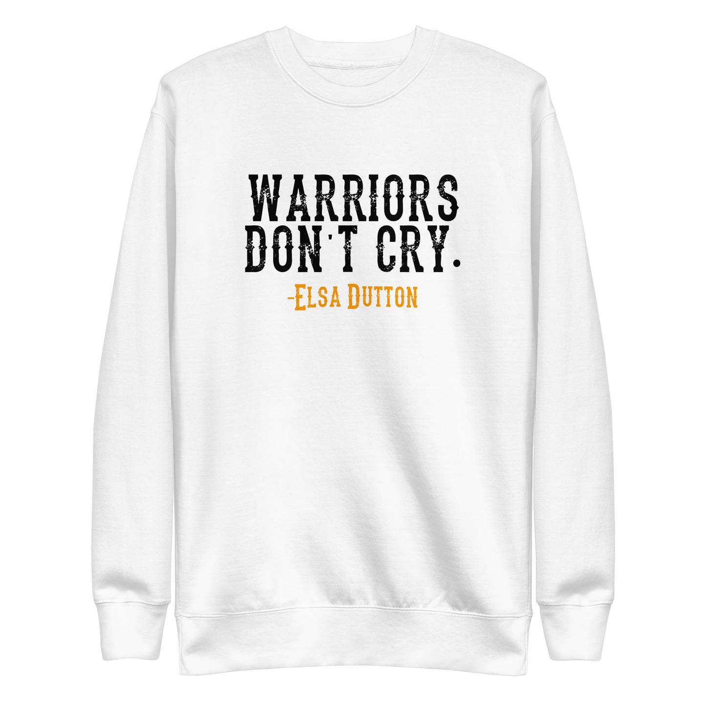 Yellowstone 1883 Warriors Don't Cry Unisex Fleece Pullover