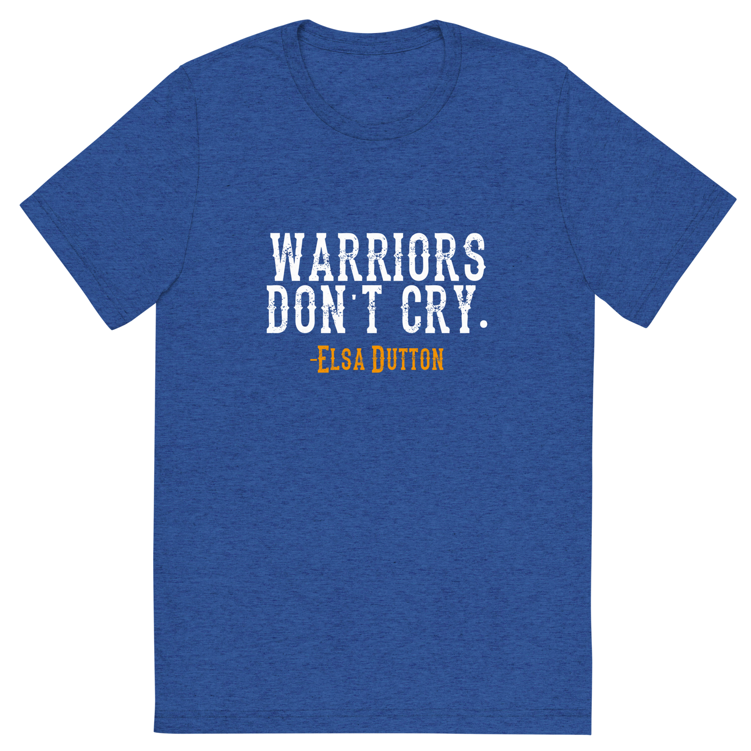 Yellowstone 1883 Warriors Don't Cry Adult Tri-Blend T-Shirt