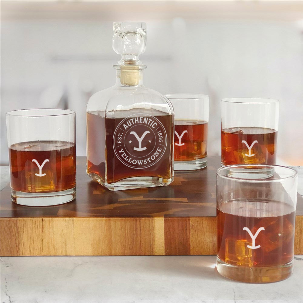 Yellowstone Authenic Y Logo Decanter Set