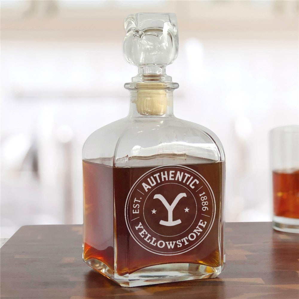 Yellowstone Authenic Y Logo Decanter Set