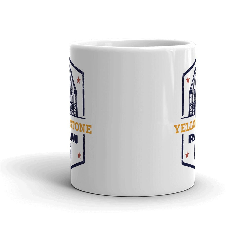 Yellowstone x Ram Barn White Mug