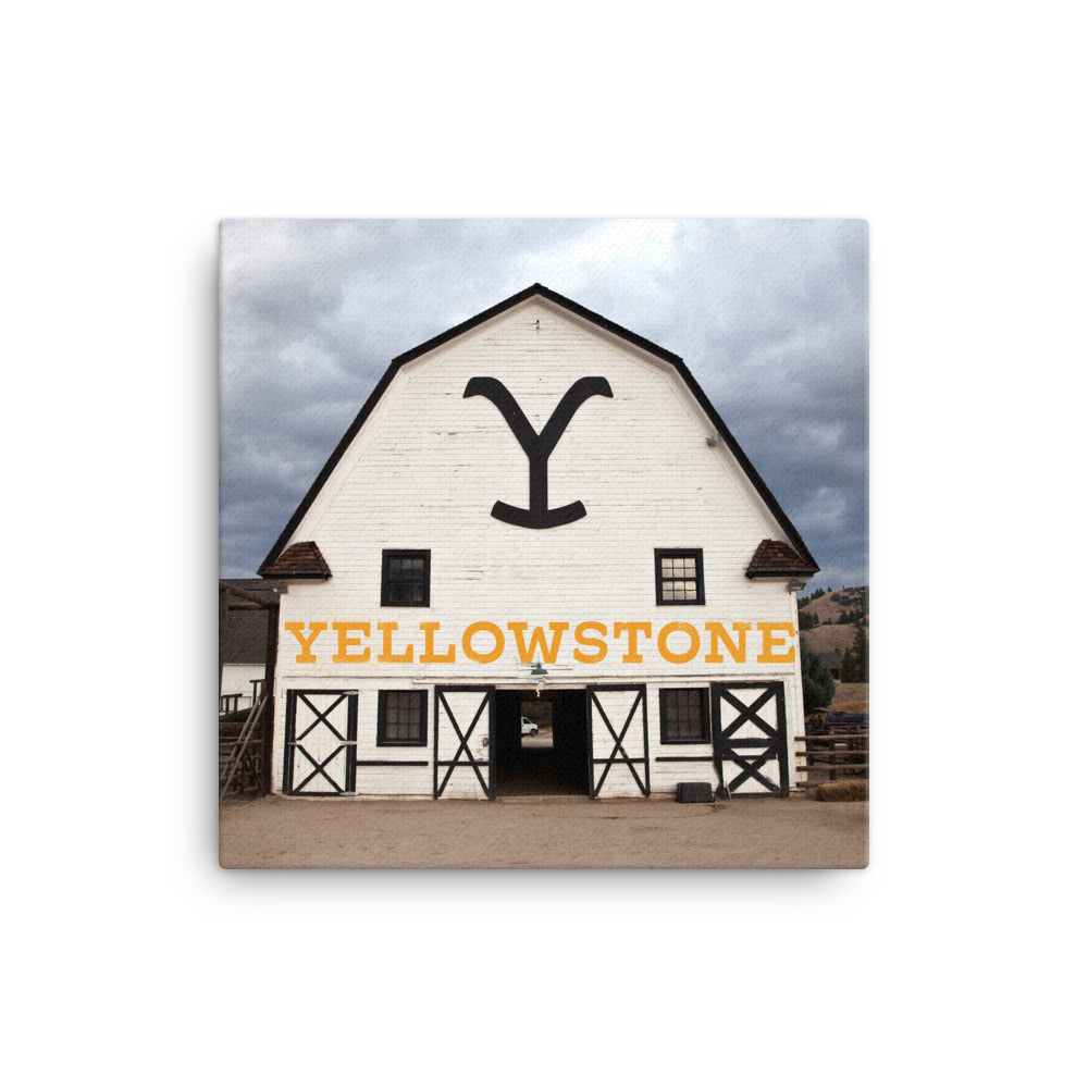 Yellowstone Barn Canvas