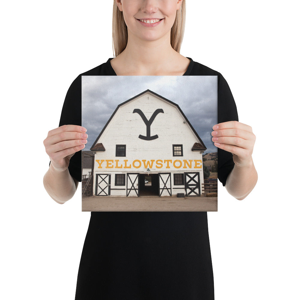 Yellowstone Barn Canvas