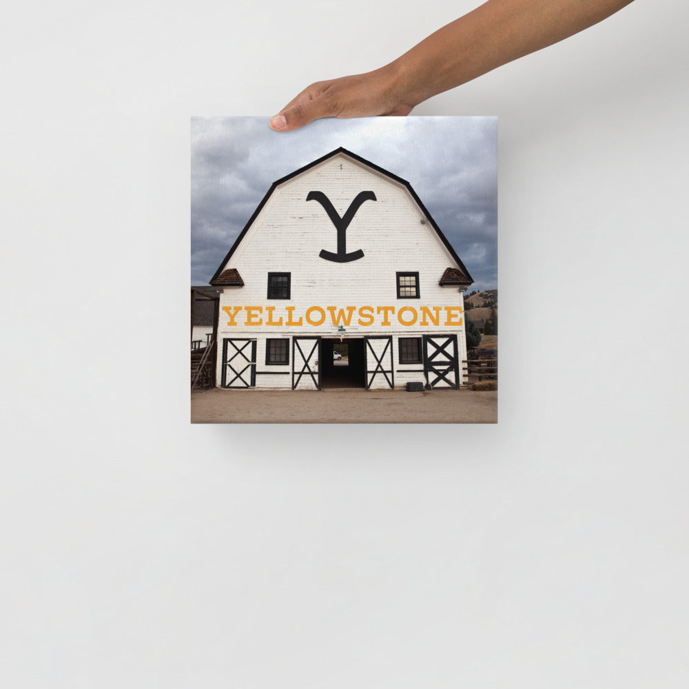 Yellowstone Barn Canvas