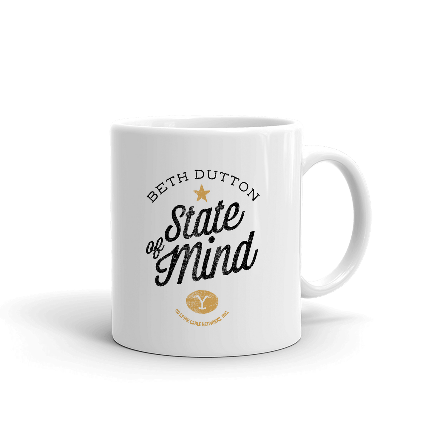 Yellowstone Beth Dutton State of Mind White Mug