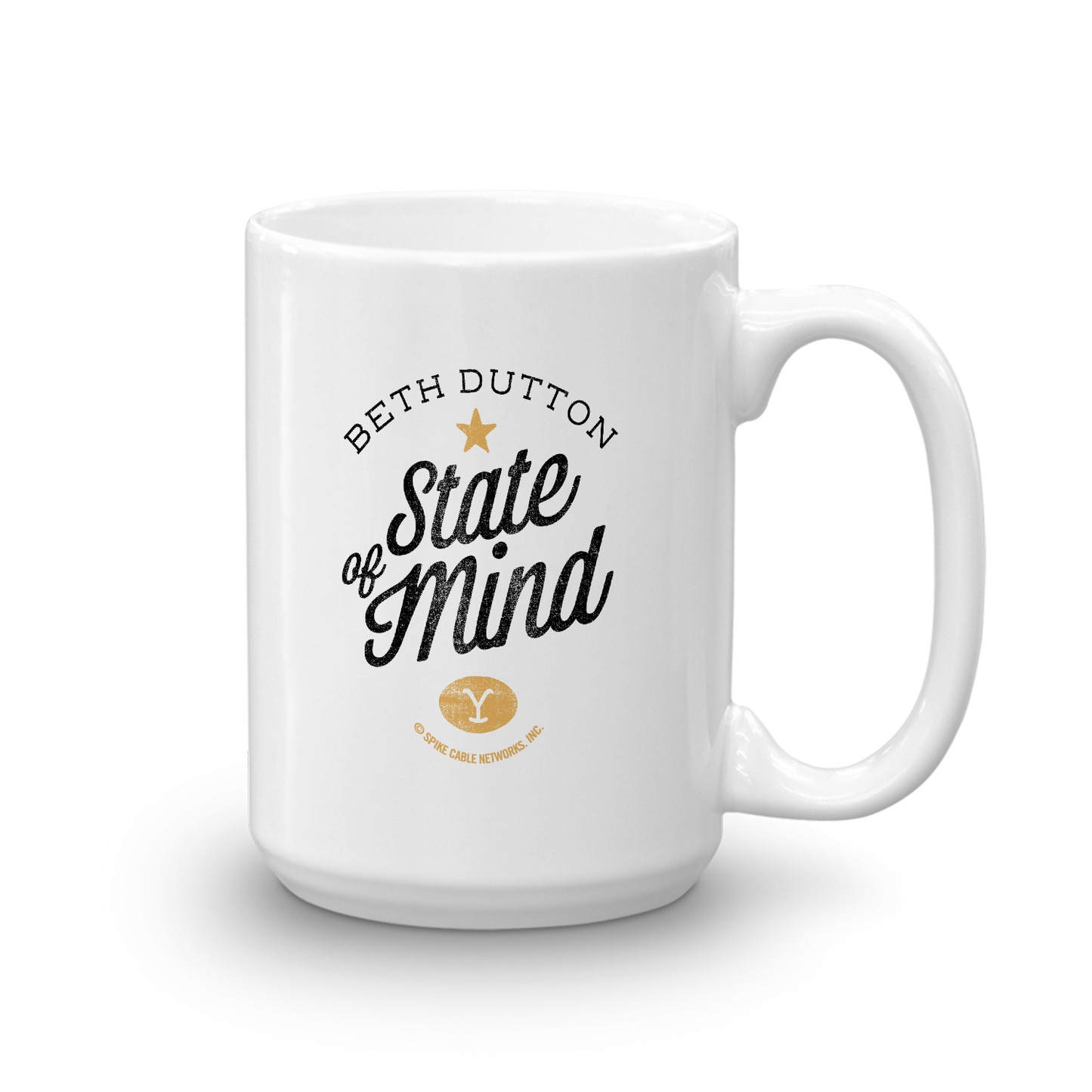 Yellowstone Beth Dutton State of Mind White Mug