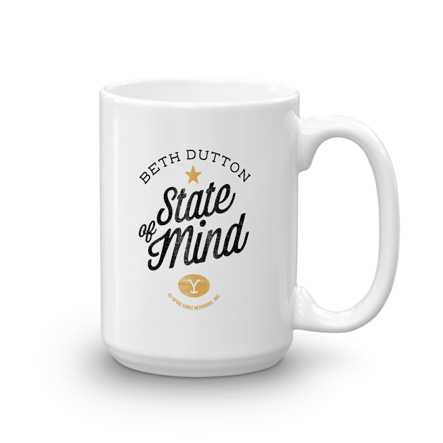 Yellowstone Beth Dutton State of Mind White Mug