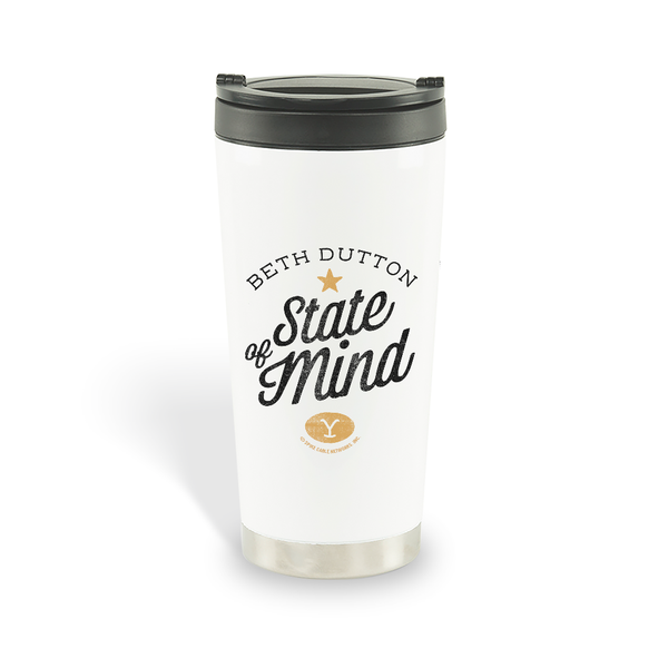 Yellowstone Beth Dutton State of Mind Stainless Steel Thermal Travel M