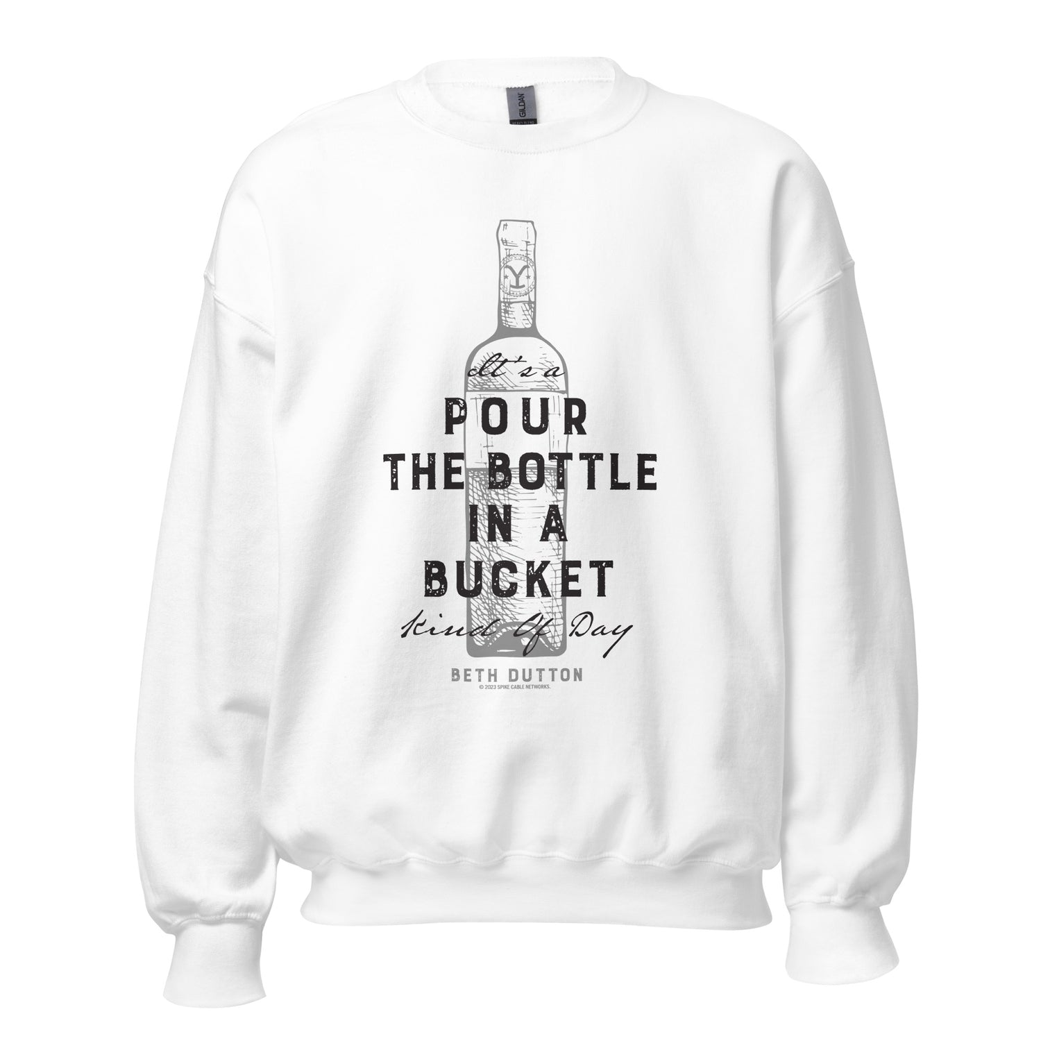 Yellowstone Pour The Bottle In The Bucket Crewneck Sweatshirt