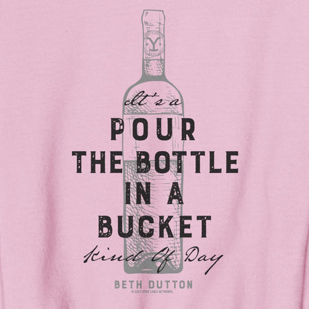 Yellowstone Pour The Bottle In The Bucket Crewneck Sweatshirt