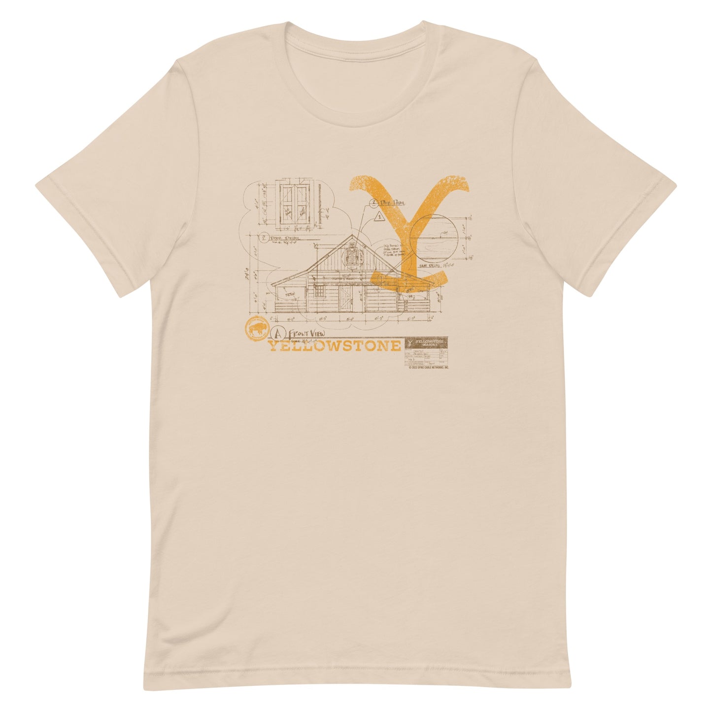 Yellowstone Historic Blueprint Unisex T-Shirt