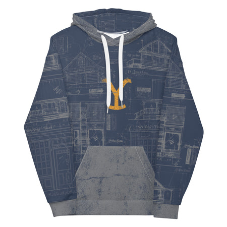 Yellowstone Historic Blueprint Hoodie