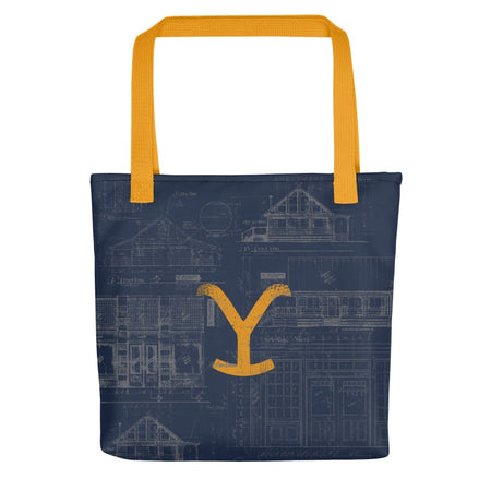 Yellowstone Historic Blueprint Tote