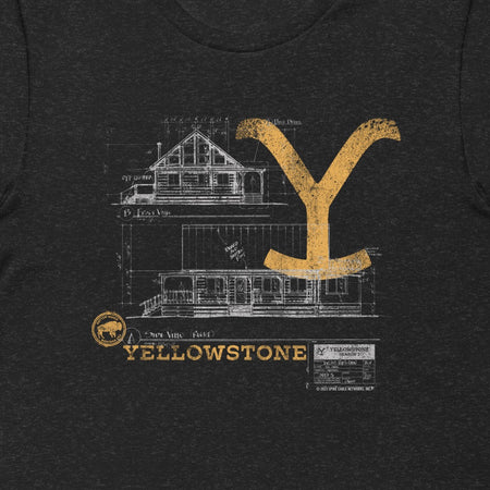 Yellowstone Blueprint Rip's House Unisex T-shirt