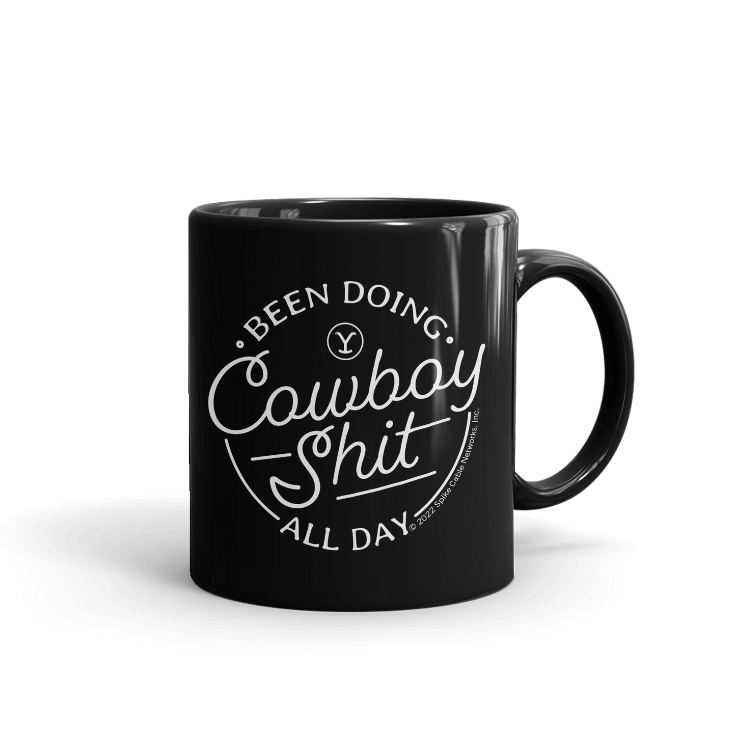 Yellowstone Cowboy Black Mug