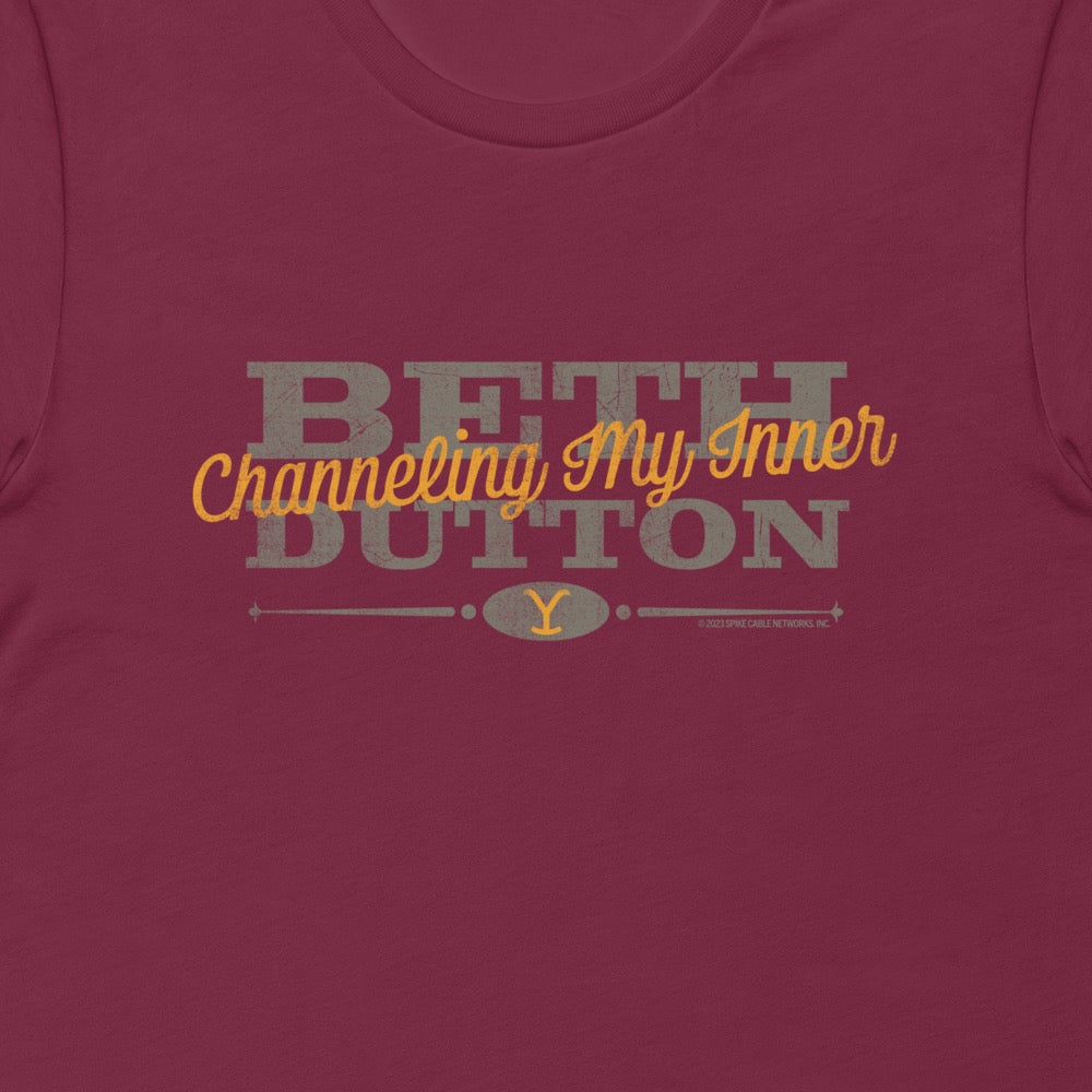 Channeling My Inner Rage Yellowstone Channeling My Inner Beth Dutton T-Shirt
