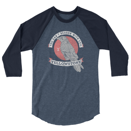 Yellowstone Can't Reason With Evil Raglan T-Shirt