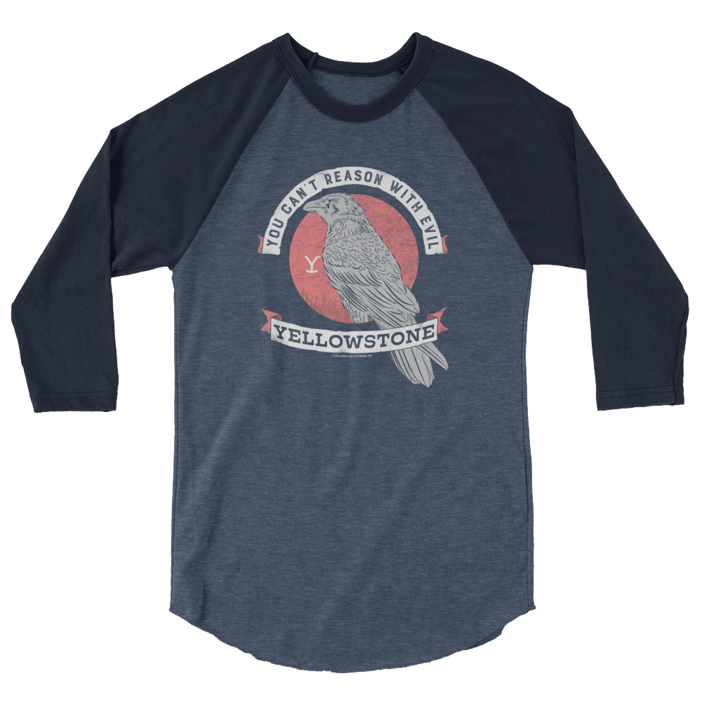 Yellowstone Can't Reason With Evil Raglan T-Shirt