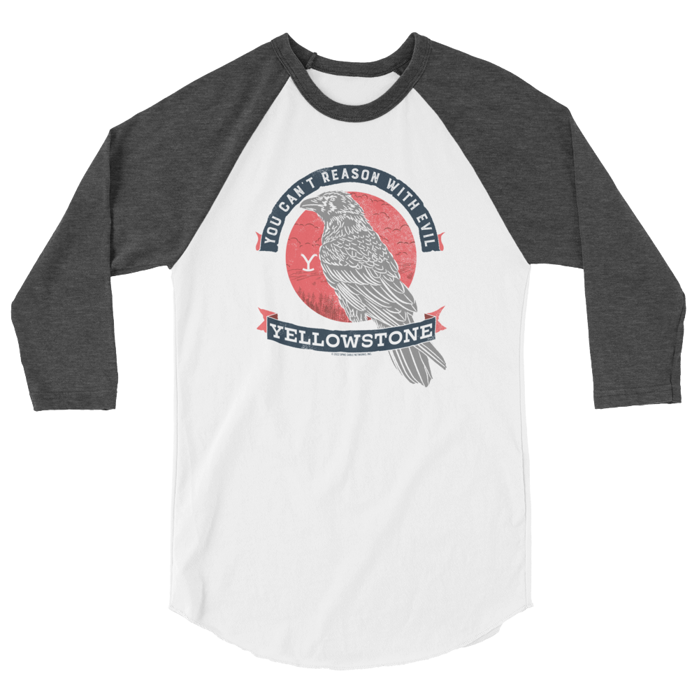 Yellowstone Can't Reason With Evil Raglan T-Shirt