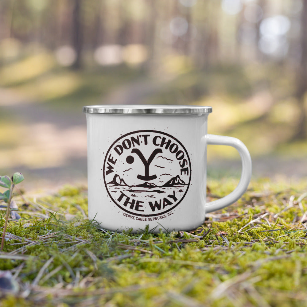 Yellowstone Choose the Way Enamel Mug